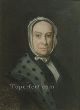ジョン・シングルトン・コプリー Painting - エベネザー・ストア夫人 植民地時代のニューイングランドの肖像画 ジョン・シングルトン・コプリー
